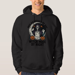 Medical Assistant Halloween Witch Vintage Engravin Hoodie