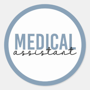 Medical Assistant MA   Clinical Assistant Classic Round Sticker