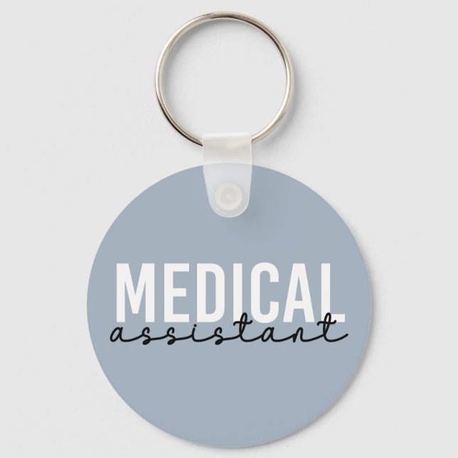 Medical Assistant MA | Clinical Assistant Gift Key Ring (Front)