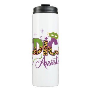 Medical Assistant - Mardi Gras Thermal Tumbler