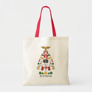 Medical Assistant Personalised Nurse Christmas Tote Bag