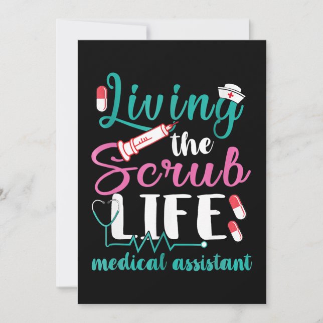 Medical Assistant Save The Date (Front)