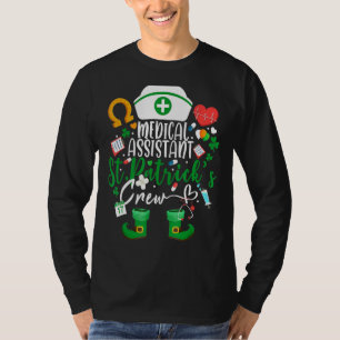 Medical Assistant St Patrick's Day Nurse T-Shirt