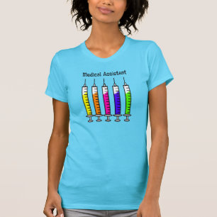 Medical Assistant T-Shirts Syringe Design
