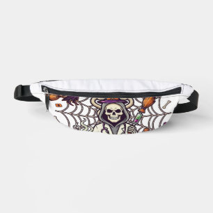 Medical Assistant Witch Skeleton Syringe Cauldron Bum Bags