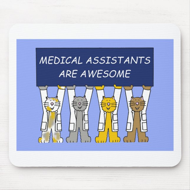 Medical Assistants are Awesome Mouse Mat (Front)