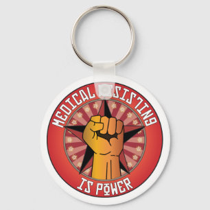 Medical Assisting Is Power Key Ring
