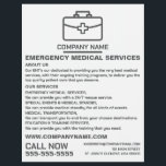 Medical Bag Design, EMT, Paramedic Advertising Flyer<br><div class="desc">Medical Bag Design,  EMT,  Paramedic Advertising Flyers By The Business Card Store.</div>