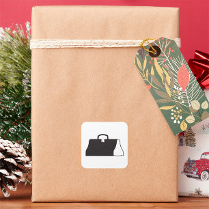 Medical Bag Square Sticker