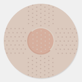 Medical Band-Aid Plaster - Round Sticker