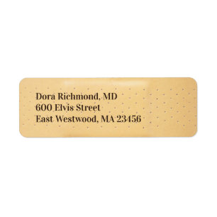 Medical Bandage Return Address Labels