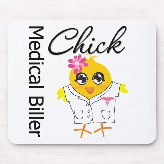 Medical Biller Chick Mouse Mat (Front)