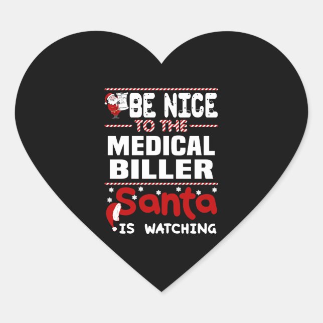 Medical Biller Heart Sticker (Front)