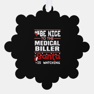 Medical Biller Tree Decoration Card