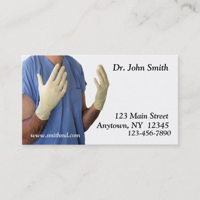 Medical Business Card (Front)