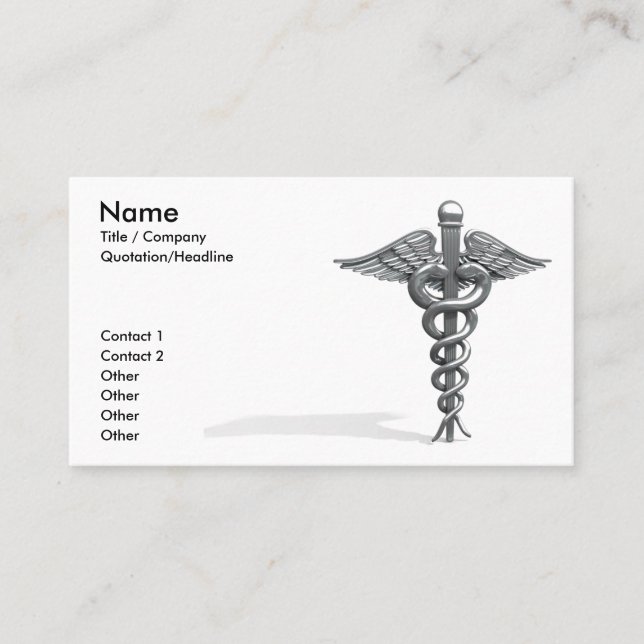 Medical Business Card Template I (Front)