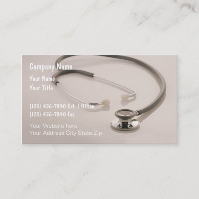 Medical Business Cards (Front)