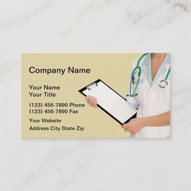Medical Business Cards (Front)