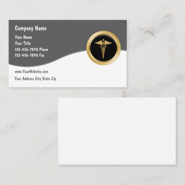 Medical Business Cards (Front/Back)