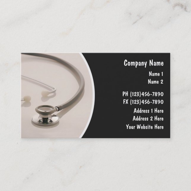 Medical Business Cards (Front)