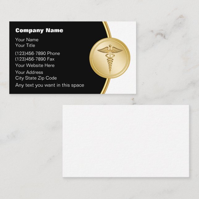 Medical Business Cards (Front/Back)
