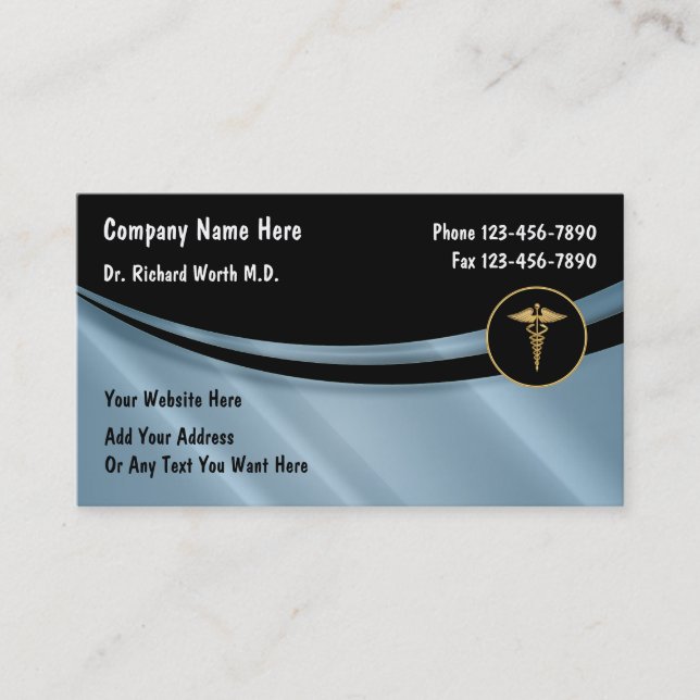 Medical Business Cards (Front)