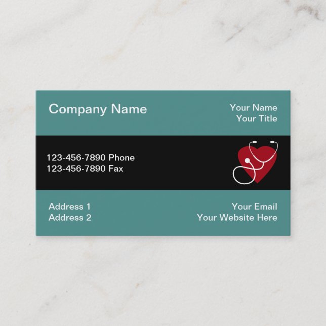 Medical Business Cards (Front)