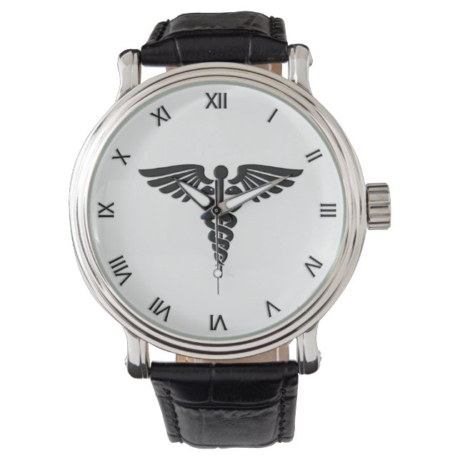 Medical Caduceus Personal Watch (Front)