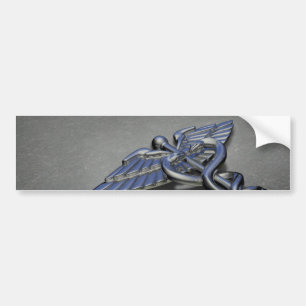 Medical Caduceus Symbol - Bumper Sticker