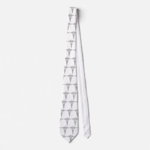 Medical Caduceus Tie