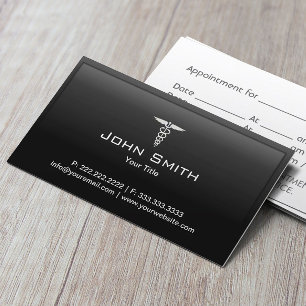 Medical Care Appointment Professional Card