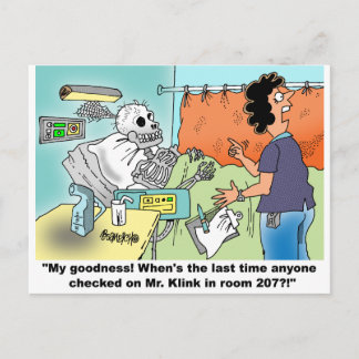 Medical Cartoon Humour Postcard