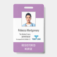 Medical Centre Registered Nurse Photo ID