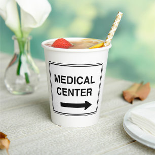 Medical Centre Sign Paper Cups
