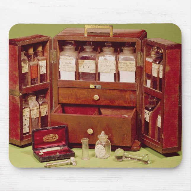 Medical chest by the Dinneford Family Chemist Mouse Mat (Front)