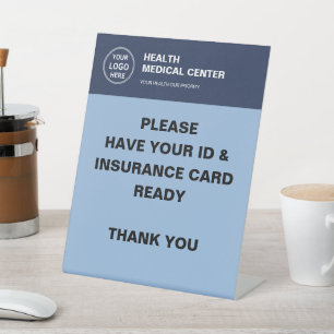 Medical Clinic Doctor Logo Insurance Pedestal Sign