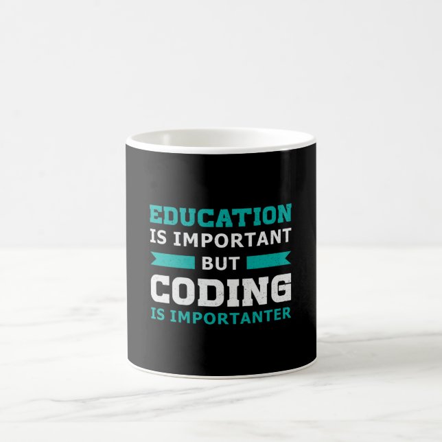 Medical Coder Coding Is Importanter ICD Coder Gift Coffee Mug (Center)