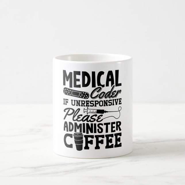 Medical Coder Coffee Assistant ICD Coding Gift Mug (Center)