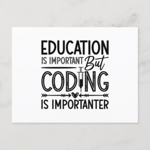Medical Coder Education Is Important Coding ICD Postcard
