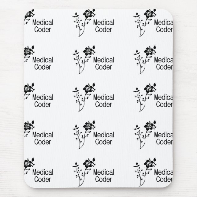 Medical Coder Elegance Mouse Mat (Front)