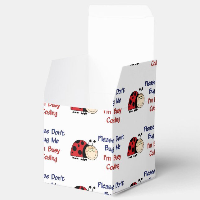 Medical Coder Ladybug2 Favour Box (Opened)