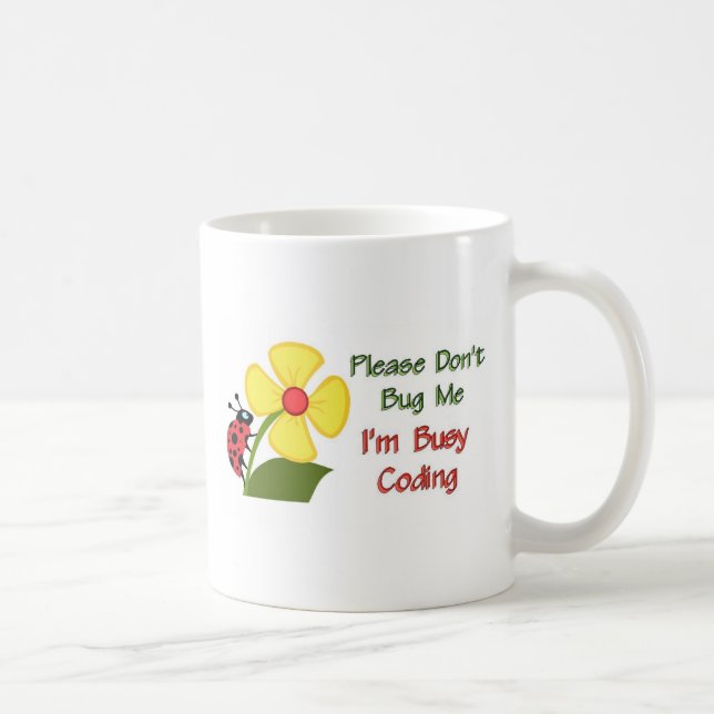 Medical Coder Ladybug Coffee Mug (Right)