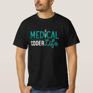 Medical Coder Life Assistant ICD Coding Programmer T-Shirt