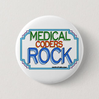 Medical Coders Rock 6 Cm Round Badge