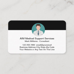 Medical Consultant Healthcare Business Cards