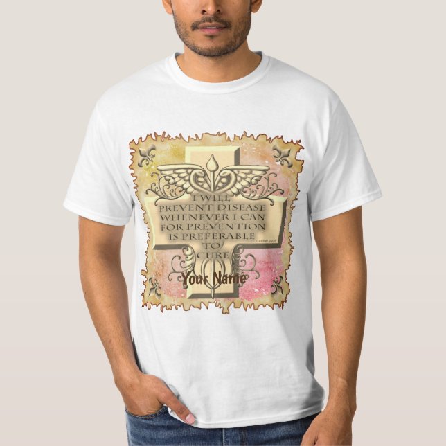 Medical Credo Caduceus T-Shirt (Front)
