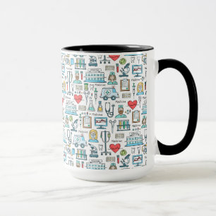 Medical Design Pattern Mug
