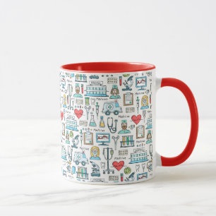 Medical Design Pattern Mug