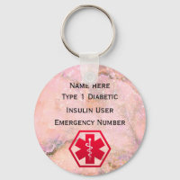 Medical Diabetic Alert Personalised Type 1 or 2