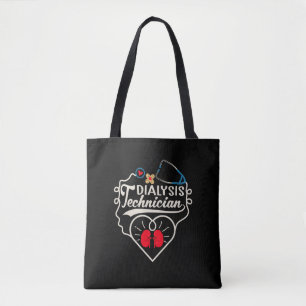 Medical Dialysis Technician Kidney Stethoscope Tote Bag